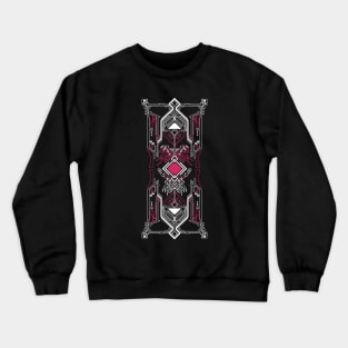 simetrical card design artwork Crewneck Sweatshirt